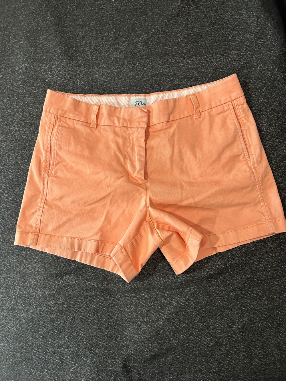 J. Crew Coral Cotton Chino Women’s Shorts Sz 6